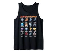 Tabella educativa delle Specie di Vita Marina del Mondo Meduse del Mondo Canotta