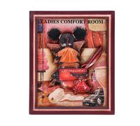 Tabella in legno per bar pub Ladies Confort Room arredo Bar casa stile classico