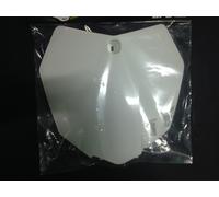 TABELLA MASCHERINA PORTANUMERO ANTERIORE KTM SX 250 2013 2014 2015 2016 BIANCA