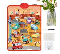 Tabella Murale Alfabeto Elettronica - PVC 41x55.5cm 310g | Scheda Di Apprendimento Audio Testuale Interattiva Per Bambini E Bambine In Età Prescolare 1-5 Anni | Poster Parlante Educativo Per Divertime
