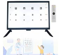 Tabella ottica elettronica LCD con telecomando per uso domestico e professionale, tester digitale dell'acuità visiva con oltre 300 bersagli visivi integrati, per una visione precisa(23in)