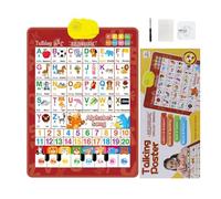Tabella per Parete Giocattolo Educativo Bilingue Interattivo | Poster Educativi Per Con Musica In Spagnolo E Inglese Per Da 3 A 8 Anni Sviluppo Del Linguaggio In Scuola Materna