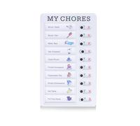 Tabella Pianificazione Settimanale PVC Rimovibile 20x12 cm | Agenda murale riutilizzabile, promemoria compiti, pianificazione mensile, calendario giornaliero, organizzatore attività