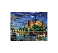 Tabella pittura al numero Notre-Dame di Parigi