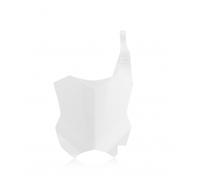 Tabella Portanumero Anteriore Kawasaki KXF Kx F 450 2016 > 2022 Bianco