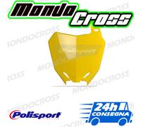 Tabella portanumero anteriore POLISPORT Giallo rm01 SUZUKI RMZ 250 2014 (14)