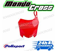 Tabella portanumero anteriore POLISPORT Rosso cr04 HONDA CRF 250 R 2017 (17)