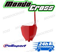 Tabella portanumero anteriore POLISPORT Rosso cr04 HONDA CRF 250 R 2018-2021
