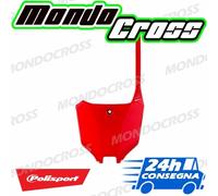 Tabella portanumero anteriore POLISPORT Rosso cr04 HONDA CRF 450 R 2021 (21)