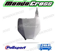 Tabella portanumero POLISPORT bianco KAWASAKI KX F KXF 250 2004 (04)