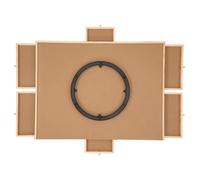 Tabella puzzle rotativa - Board di puzzle, vassoio girevole con coperchio | Accessori puzzle portatili, organizzatore di legno 76.2x54.5 cm/30x21.46 pollici per adulti, bambini e familiari