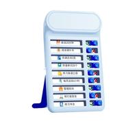 Tabella routine quotidiana per bambini Tabella routine quotidiana per bambini Scheda pianificazione educativa 7,5x12,5 cm per la gestione delle attività Scheda monitoraggio della