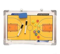 Tabella Strategica Calcio Intero Portatile Tabella Strategica | Lega alluminio robusta, leggera da portare, intero , ideale per calcio e basket(Basket)