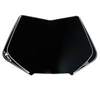 RACETECH - RICAMBIO TABELLA PORTANUMERO MASCHERINA V-FACE - NERO