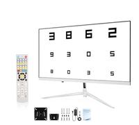 Tabella Visiva Schermo Intero Senza Cornice 21,5" LED LCD | Retroilluminazione LED, telecomando e oltre 44 bersagli per esami vista