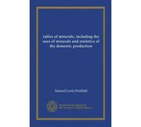 tabelle dei minerali, compresi gli usi dei minerali e le statistiche della produzione interna