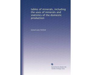 tabelle dei minerali, compresi gli usi dei minerali e le statistiche della produzione interna
