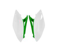 Tabelle Laterali Racetech KAWASAKI KX 2009-2012 BIANCO - VERDE KAWASAKI