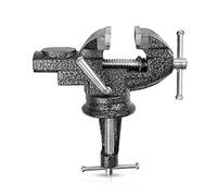 Tabelle rotanti Viti Vivere Muliti-Funzionale Bench VISe Mini Morsetto VISO for Fai da te Strumento di riparazione fisso stampo artigianale Saldatrice(Noir)