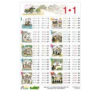 Tabellina 1-10 - tabella didattica A4