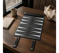 Tabellone Backgammon Pieghevole Chiusure a Cinghia Set Backgammon Pieghevole