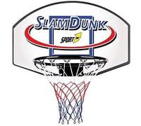 Tabellone Basket 71x45 cm Con Canestro in Metallo - Rete Inclusa, Pallacanestro, Diametro del Canestro 40 cm