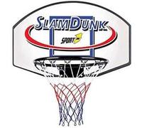Tabellone Basket 71x45 cm Con Canestro in Metallo - Rete Inclusa, Pallacanestro, Diametro del Canestro 40 cm