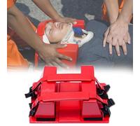 Tabellone di emergenza doppio da 1 pezzo for il trasporto di pazienti e acqua con immobilizzatore for la testa in schiuma e cintura di sicurezza(Head Immobilizer+neck Brace)
