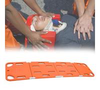 Tabellone di emergenza doppio da 1 pezzo for il trasporto di pazienti e acqua con immobilizzatore for la testa in schiuma e cintura di sicurezza(Spine Stretcher)