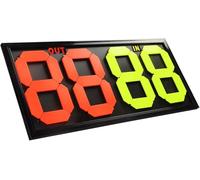 Tabellone di sostituzione del calcio a LED per atleti di calcio o infortunio/tempo di recupero Tabellone di sostituzione del calcio, display bifacciale, tabellone segnapunti manuale per partite spor