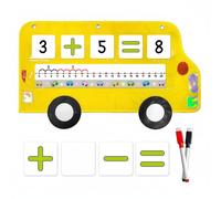 Tabellone Didattico a Forma di Autobus Apprendimento Divertente per Aula, Casa
