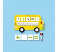 Tabellone Didattico a Forma di Autobus con Carte Cancellabili per Aula, Bambini