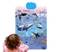 Tabellone Murale Per Bambini,Giocattolo Educativo per l'Apprendimento della Lingua Inglese | Cartellone Murale Interattivo - per Bambini Aula Scuola Materna Asilo Casa Asilo Stanza dei Giochi Natale C