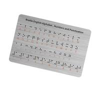 Tabellone numerico con alfabeti Braille per l ' educazione dei non