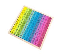 Tabellone numerico in legno da 1 a 100 Vassoio per contare i numeri in legno