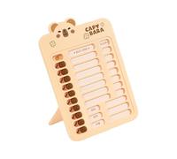 Tabellone per attività giornaliere per bambini, programma visivo educativo per la gestione del tempo e il monitoraggio delle faccende domestiche, 15 x 23,2 cm, tabella dei programmi di apprendimento