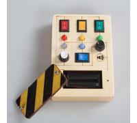 Tabellone per Bambini, Educativo con Pulsanti di Commutazione Della Luce,