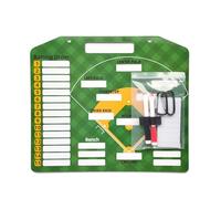 Tabellone per Gioco di Baseball, Lavagna Magnetica cancellabile a Secco con 30 Carte di Formazione, Lavagna Bianca per Allenamento di Baseball, Lavagna Magnetica per e da Gioco