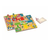 Tabellone per Parcheesi e Gioco dell'Oca Cayro 29 x 29 cm