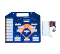 Tabellone segnapunti da baseball, doppio lato, cancellabile a secco, strumento di coaching magnetico, grafico strategico per softball, per principianti e adulti