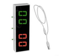 Tabellone segnapunti elettronico da biliardo, contatore ricaricabile per sala da biliardo con display a doppio colore, cicalino acustico e per giochi di snooker istantaneo (1200 mA)