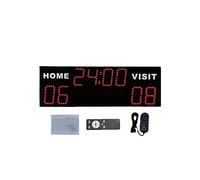 Tabellone segnapunti elettronico Display a LED per Esterni Sport Multifunzione Conto alla rovescia Tabellone segnapunti Digitale per Calcio, Orologio Professionale a Parete Segnapunti per Multisport