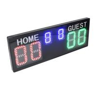 Tabellone Segnapunti Elettronico, Telecomando, 6 Cifre, 1-99, Display a LED Luminosi, Segnapunti Digitale, per Pallavolo, Basket, Calcio