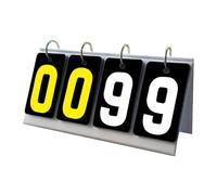 Tabellone segnapunti portatile, supporto flipper per display numerico, tabellone segnapunti per competizioni, per palestra, torneo all'aperto, baseball, calcio, softball, pallacanestro, pallavolo