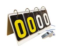 Tabellone segnapunti portatile, supporto per carte di credito con numero | Espositore numerico | per palestra, torneo all'aperto, baseball, calcio, softball, pallacanestro, pallavolo