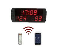 Tabellone segnapunti, Tabellone segnapunti elettronico alimentato a batteria con cicalino, tabellone digitale da tavolo portatile telecomando, orologio professionale parete for multisport indoor
