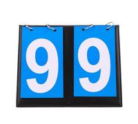 tabellone. Tabellone segnapunti Manuale segnapunti, segnapunti con Carte ribaltabili, segnapunti Portatile da Tavolo for Basket, Calcio, Tennis(Blue Double Digits)