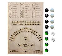 Tabelloni da baseball - 13,78x9,84x0,2 in Gioco da tavolo | Giooco viaggio in legno, giocattoli educativi per la prima infanzia, tavolo da giioco di baseball, regalo di compleanno per la famiglia, d