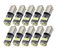 TABEN 10pcs Canbus BA9s Lampadina LED 15 SMD 4014 Chipset BA9S H6W T4W Luce di parcheggio Backup Lampadina retromarcia Laterale Lampadina Senza Errore Lampadina Bianca 12V