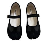 Tabi Mary Jane - Ballerine basse da donna, con punta divisa, ortopediche, carine, casual, comode, leggere, tinta unita, per l'uso quotidiano, spiaggia, viaggi, atletica, stare in piedi tutto il giorno